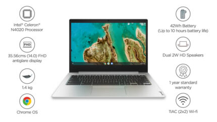 Lenovo IdeaPad 3 Chromebook,Lenovo Laptop under 25k